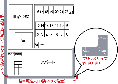 駐車場配置図