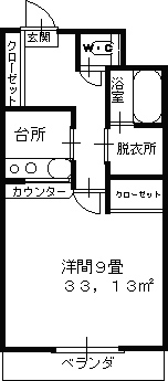 つくばウィークリーマンションの間取図