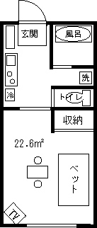 つくばウィークリーマンションの間取図