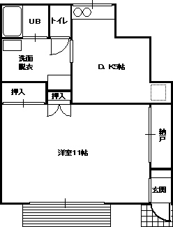 つくばウィークリーマンションの間取図